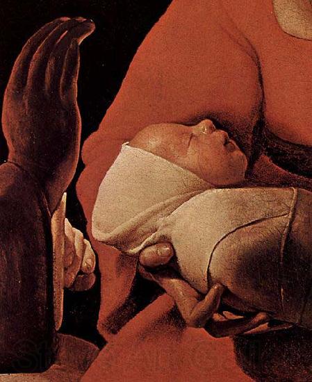 Georges de La Tour Das Neugeborene France oil painting art